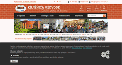 Desktop Screenshot of knjiznica-medvode.si
